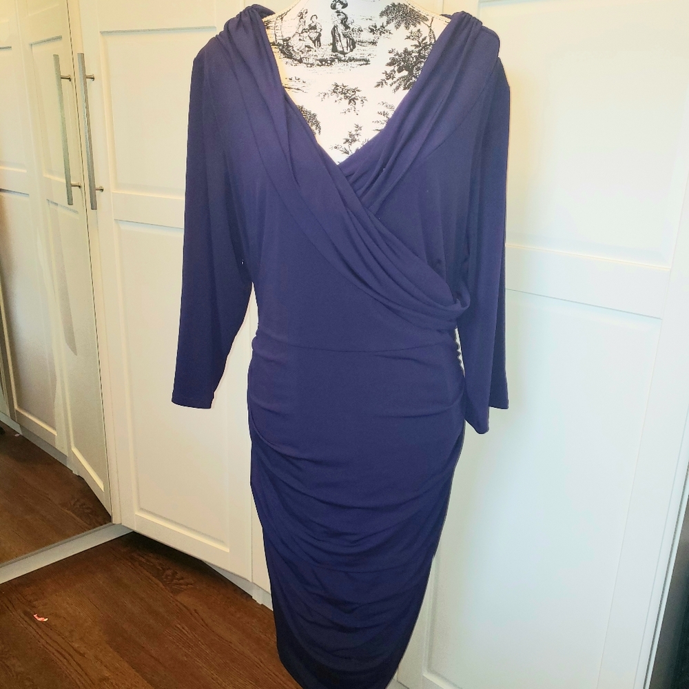 Lane Bryant Purple Cocktail Dress
